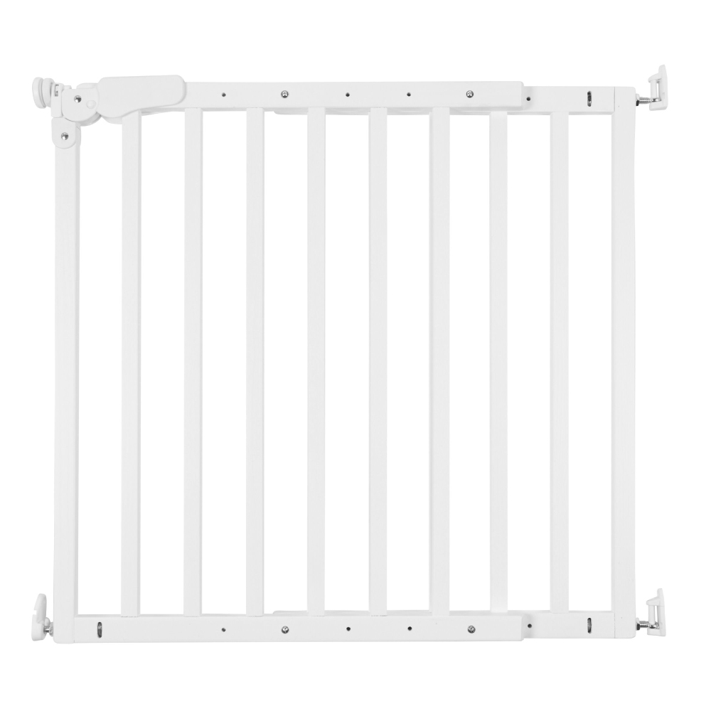 Poarta Siguranta Lemn Childhome Maestro Alba - imagine 3