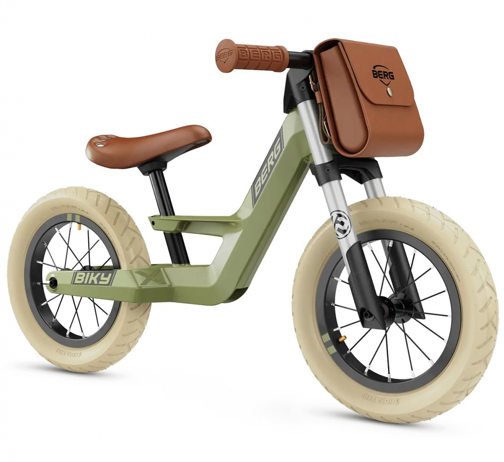 Berg Biky Retro Green 12" Bicicleta Fără Pedale - imagine 6