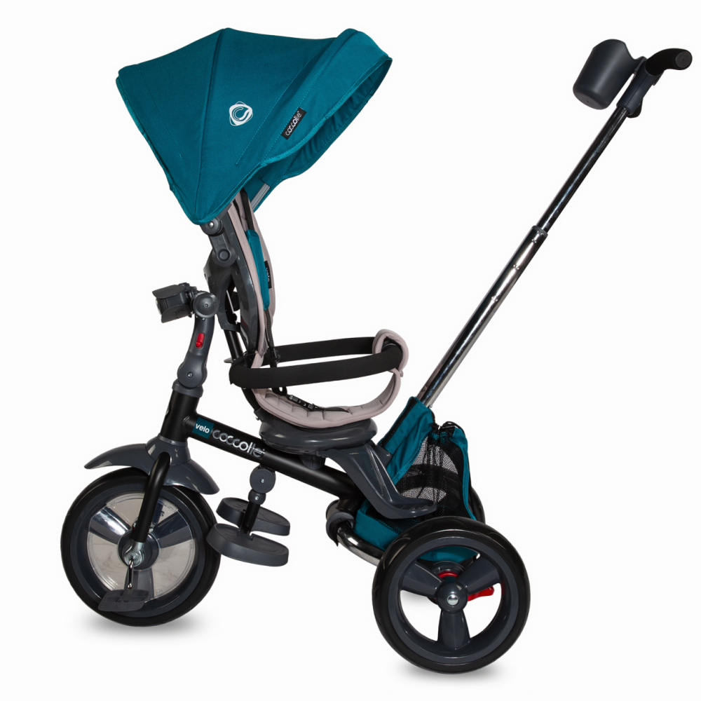 Tricicleta Coccolle Velo 4 în 1, Verde, Pliabilă - imagine 4