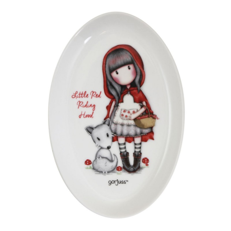 Farfurie Ceramica Gorjuss Little Red Riding Hood - imagine 2
