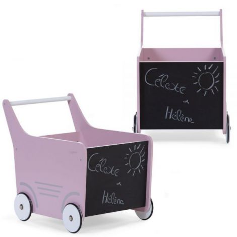 Carucior Childhome Roz cu Tabla si Depozitare - imagine 2