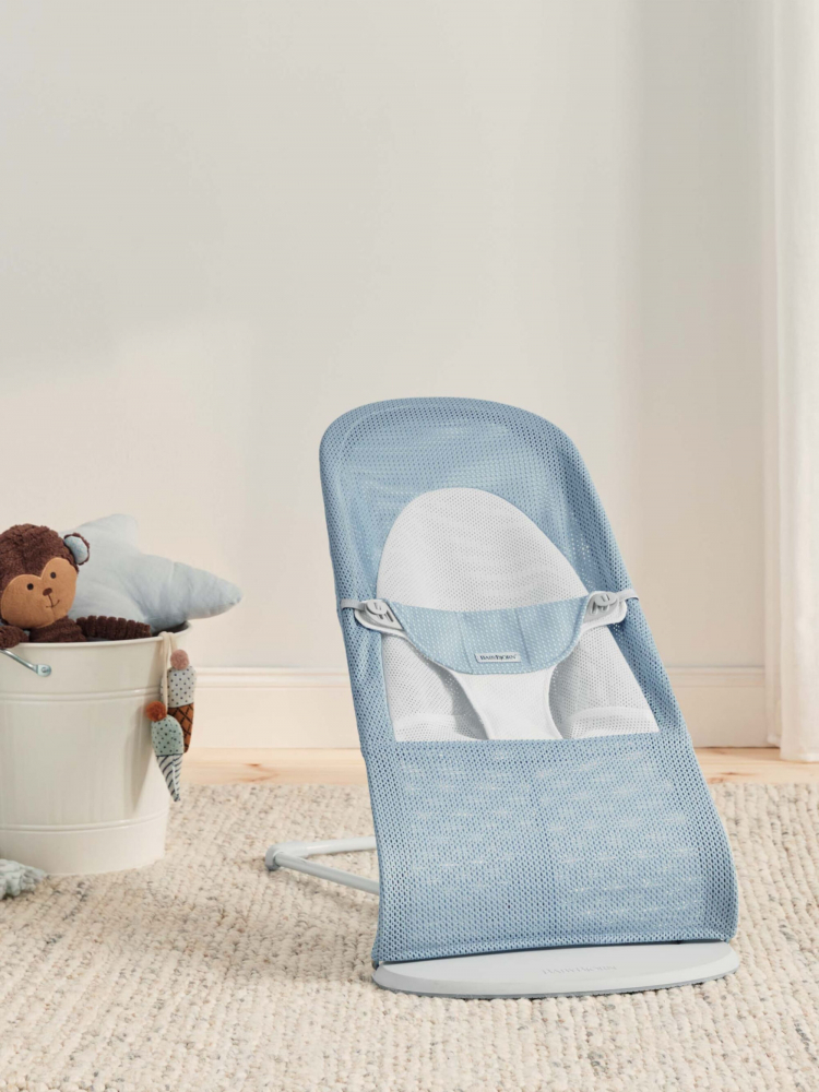 Balansoar Babybjorn Balance Soft, Albastru, Ergonomic - imagine 6