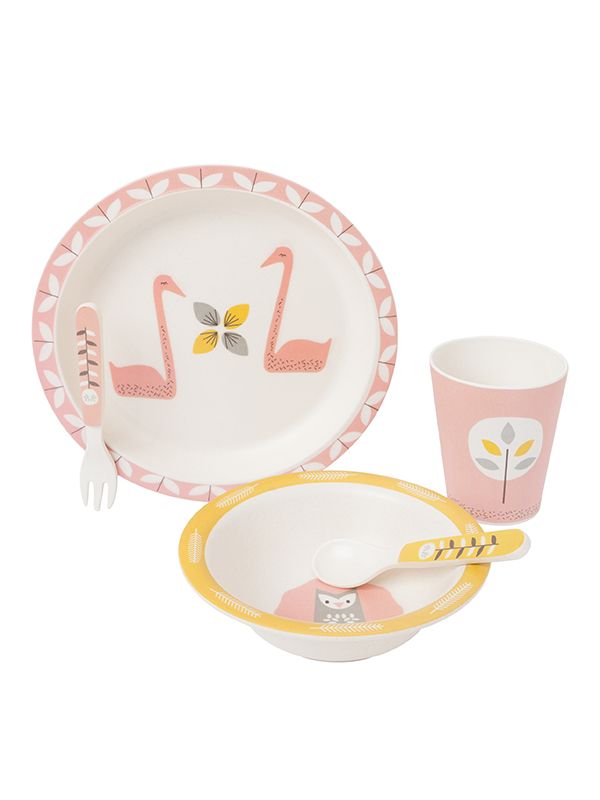 Set 5 piese bambus Swan | Fresk - imagine 5
