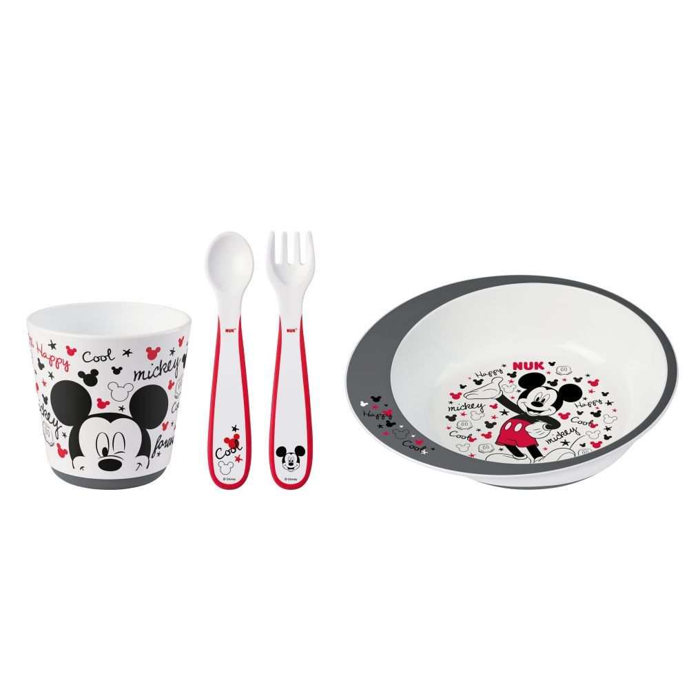 Set de masă NUK Mickey Mouse, 3 piese - imagine 2