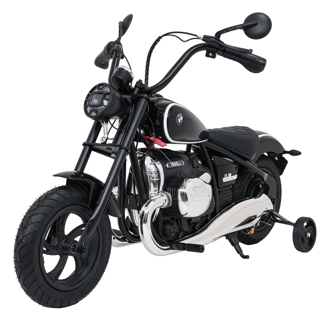 Motocicleta electrica pentru copii BMW R18 24 Volti 200W, viteza 4-16 km/h (sx8628) Negru - Autokids.ro