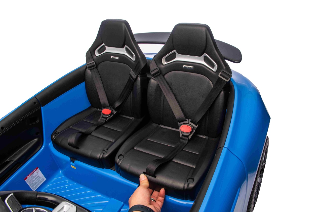 Masinuta electrica pentru copii 3-10 ani cu 2 locuri, Mercedes AMG GT63 NOU XXL 24V 800W 4x4 Albastru - Autokids.ro - imagine 4