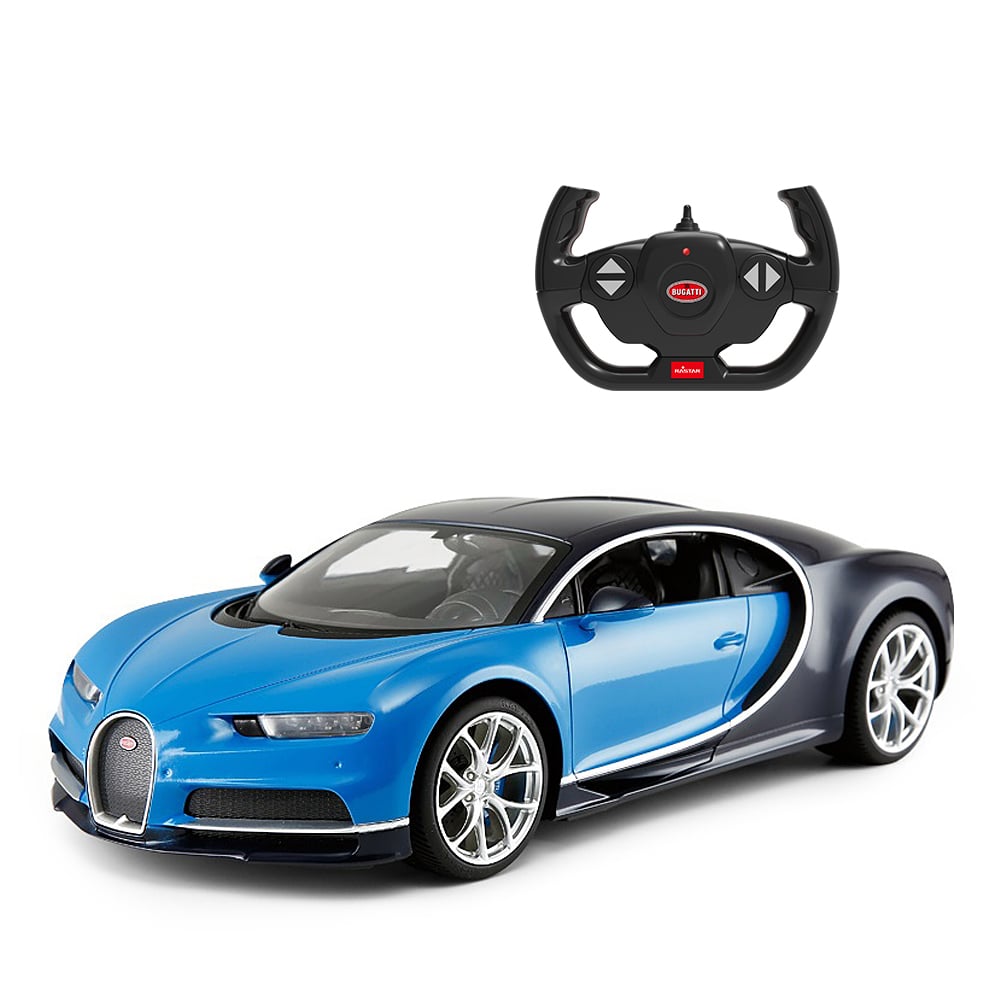 Masinuta Rastar Bugatti Chiron 1:14 RC Albastru
