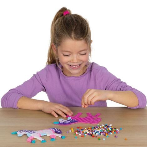 Set Green Beedz Unicorn | Margele Eco Calcat - imagine 5