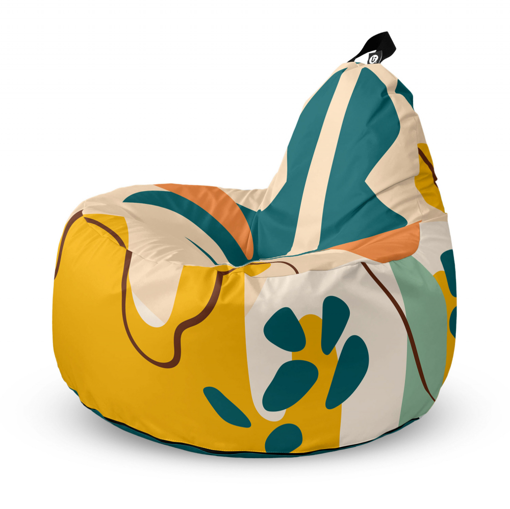 Fotoliu Updeco Big Chill Jungle | Puf Bean Bag - imagine 5