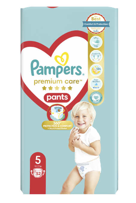 Pampers Premium Care Pants M5, 52 buc - imagine 8