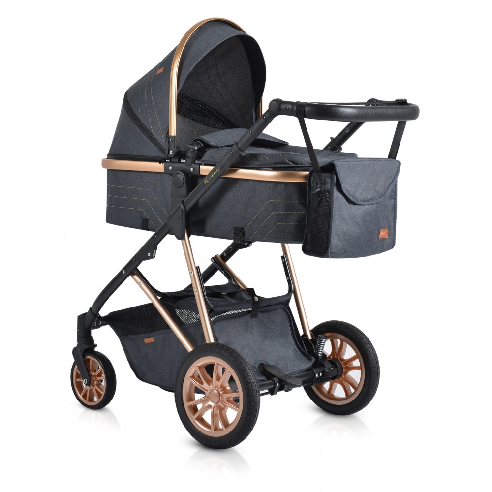Carucior 2in1 Moni Midas Black - Confort Premium