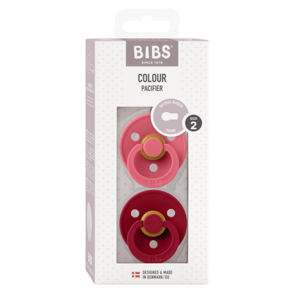 Set 2 Suzete BIBS Colour, Latex, 6 Luni+