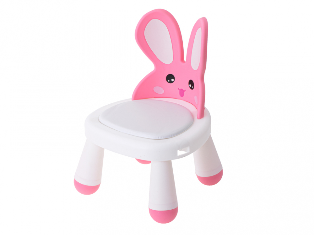 Scaun de masa Ikonka Little Bunny 2in1 Roz