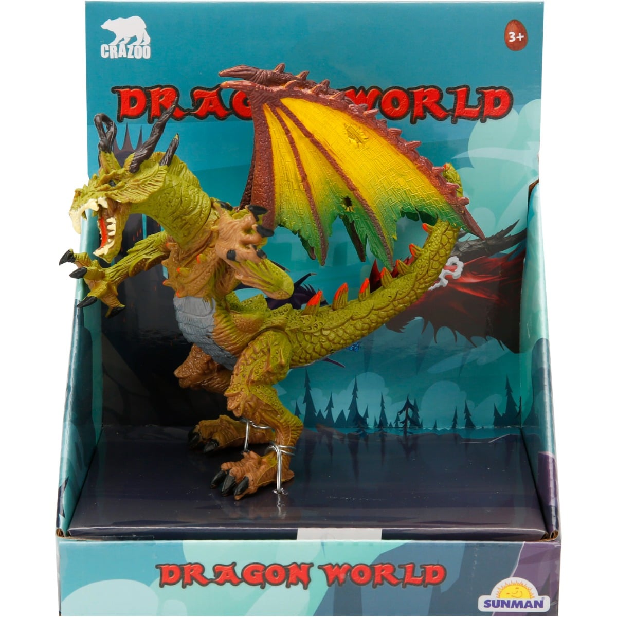 Figurina Dragon Crazoo Verde pentru Copii