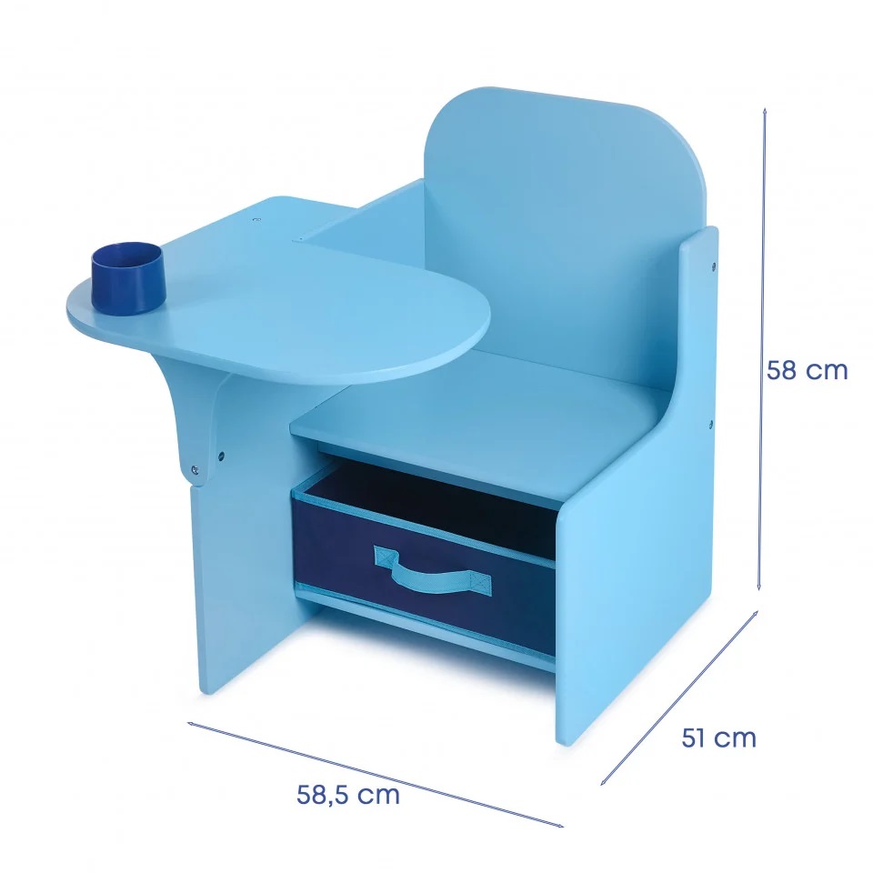 Suporto Set Masuta 3-in-1 din Lemn pentru Copii - imagine 8