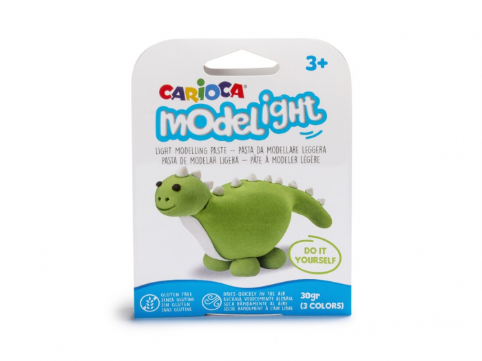 Plastilina Carioca ModeLight Animale, Ușoară și Modelabilă