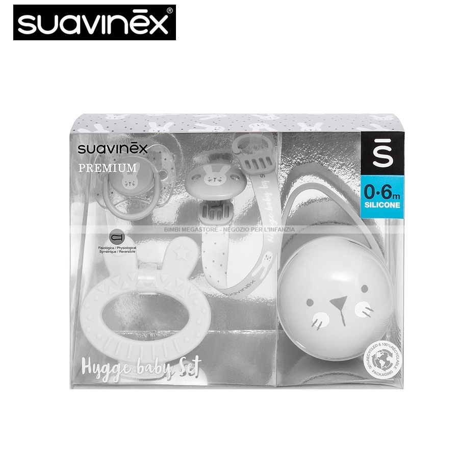 Set Cadou Nou Nascut Suavinex Iepuras Gri, 4 Piese - imagine 4