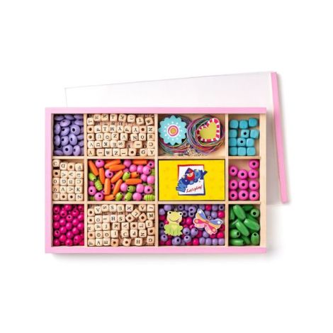 Woodyland Set Margele Alfabet Lemn - imagine 2