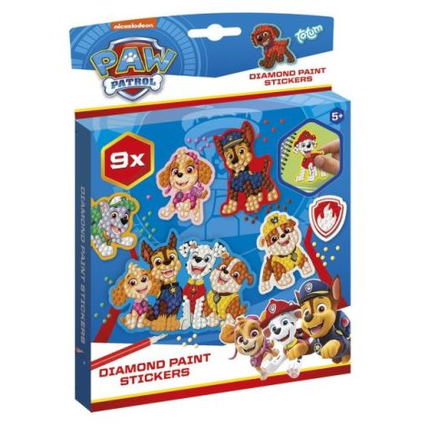 Abtibilduri Paw Patrol Diamond Paint Totum - imagine 2