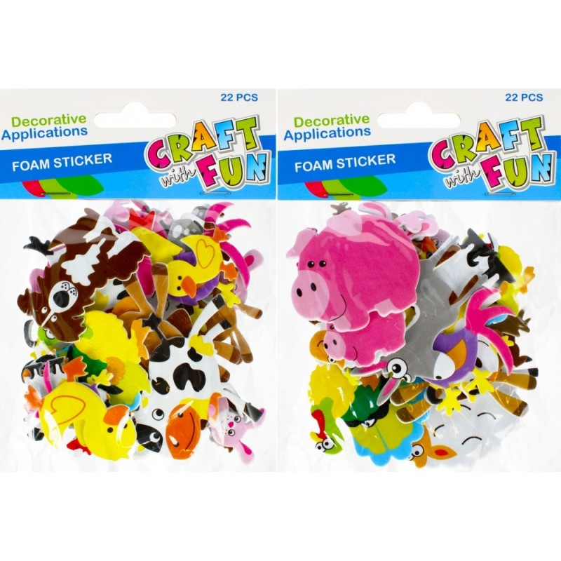 Set 22 Stickere Animale Craft with Fun