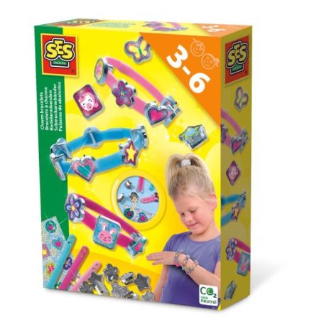 Ses Creative - Set Decorare Bratari Creative pentru Copii