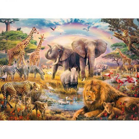 Ravensburger Puzzle Animale Sălbatice 100 piese - imagine 2