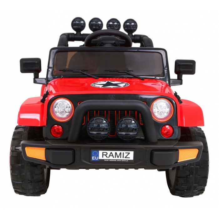 Mașinuță Electrică Ramiz 140W Roșu cu Telecomandă - imagine 2