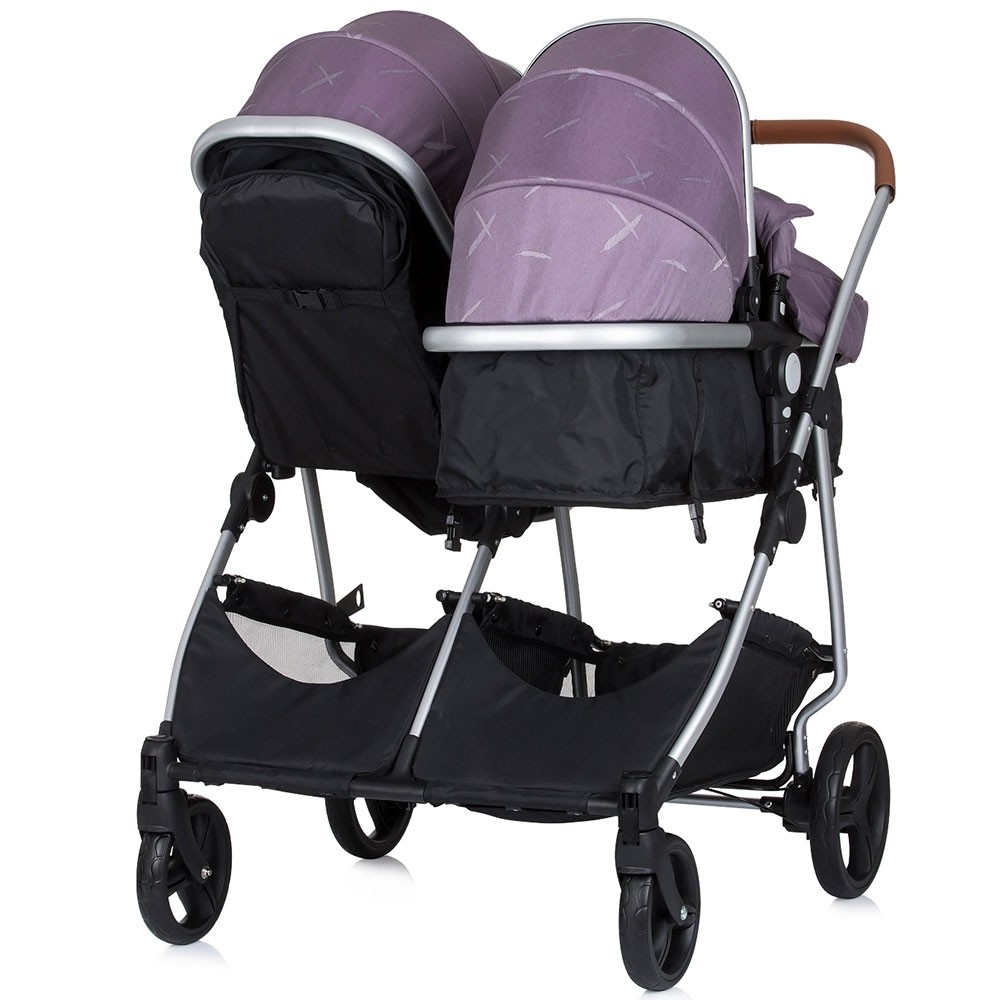 Carucior Gemeni Chipolino Duo Smart 2 in 1, Lilac - imagine 4