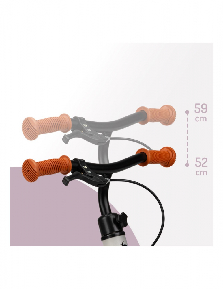 Momi Breki Grey Bicicleta Fara Pedale 12" - imagine 4