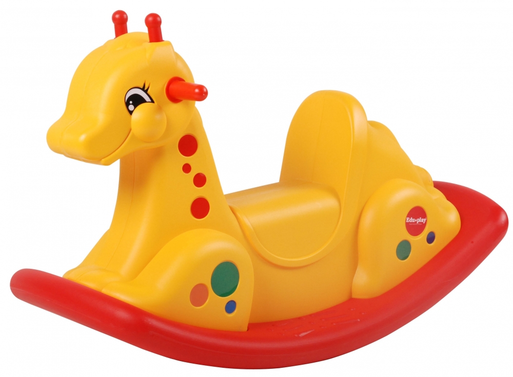 Balansoar Rocking Giraffe Edu Play | Jucărie Sigură - imagine 2