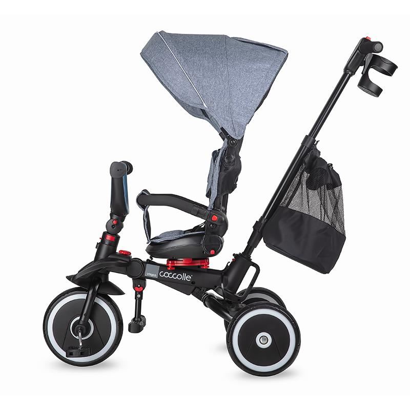 Coccolle Vispo Tricicletă Pliabilă Urban Grey - imagine 8