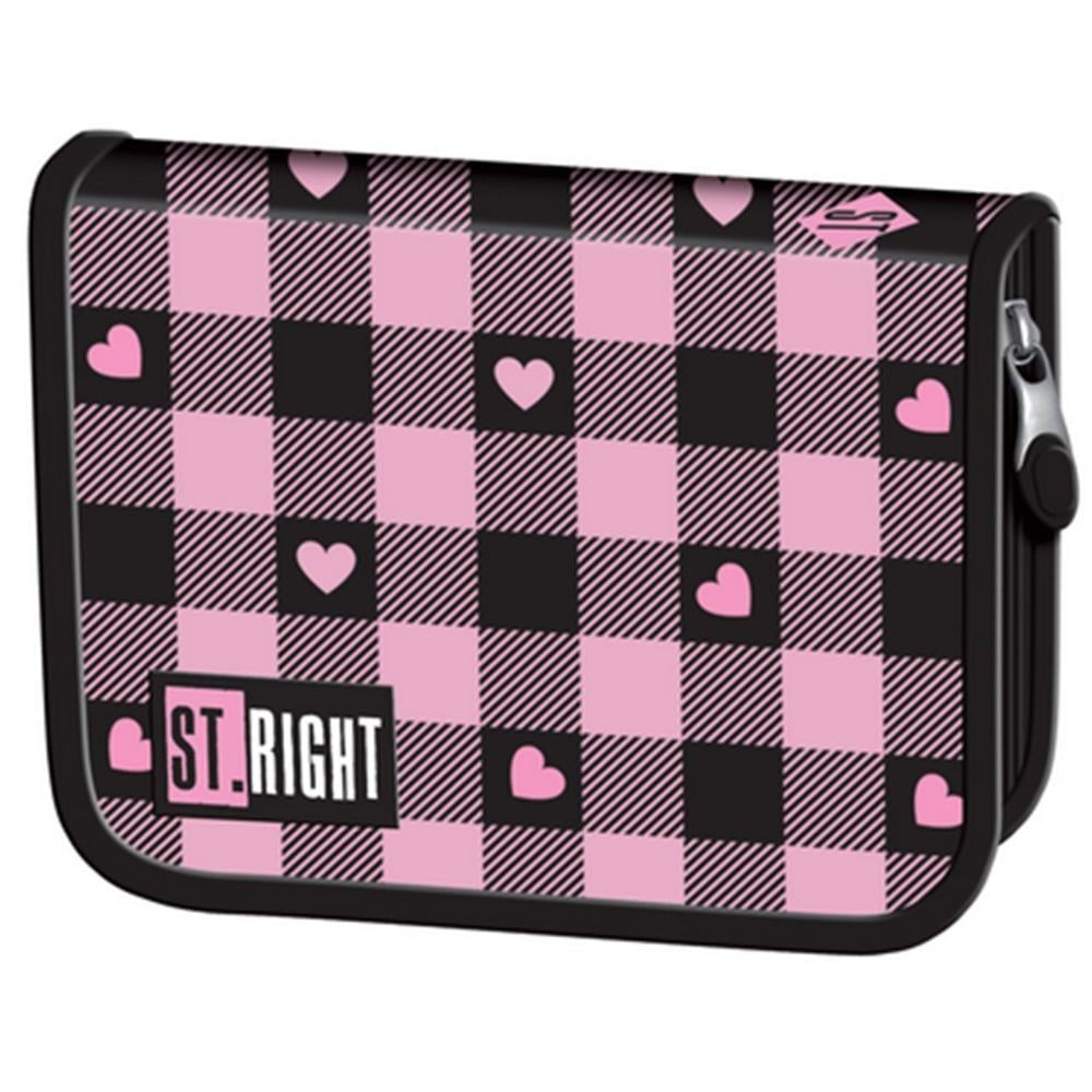 Penar St Majewski Pink Checkered cu 1 Compartiment