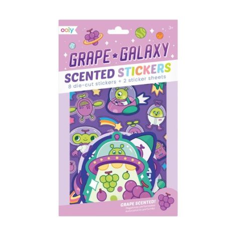 Ooly Glo Galaxy Grape - Stickere parfumate