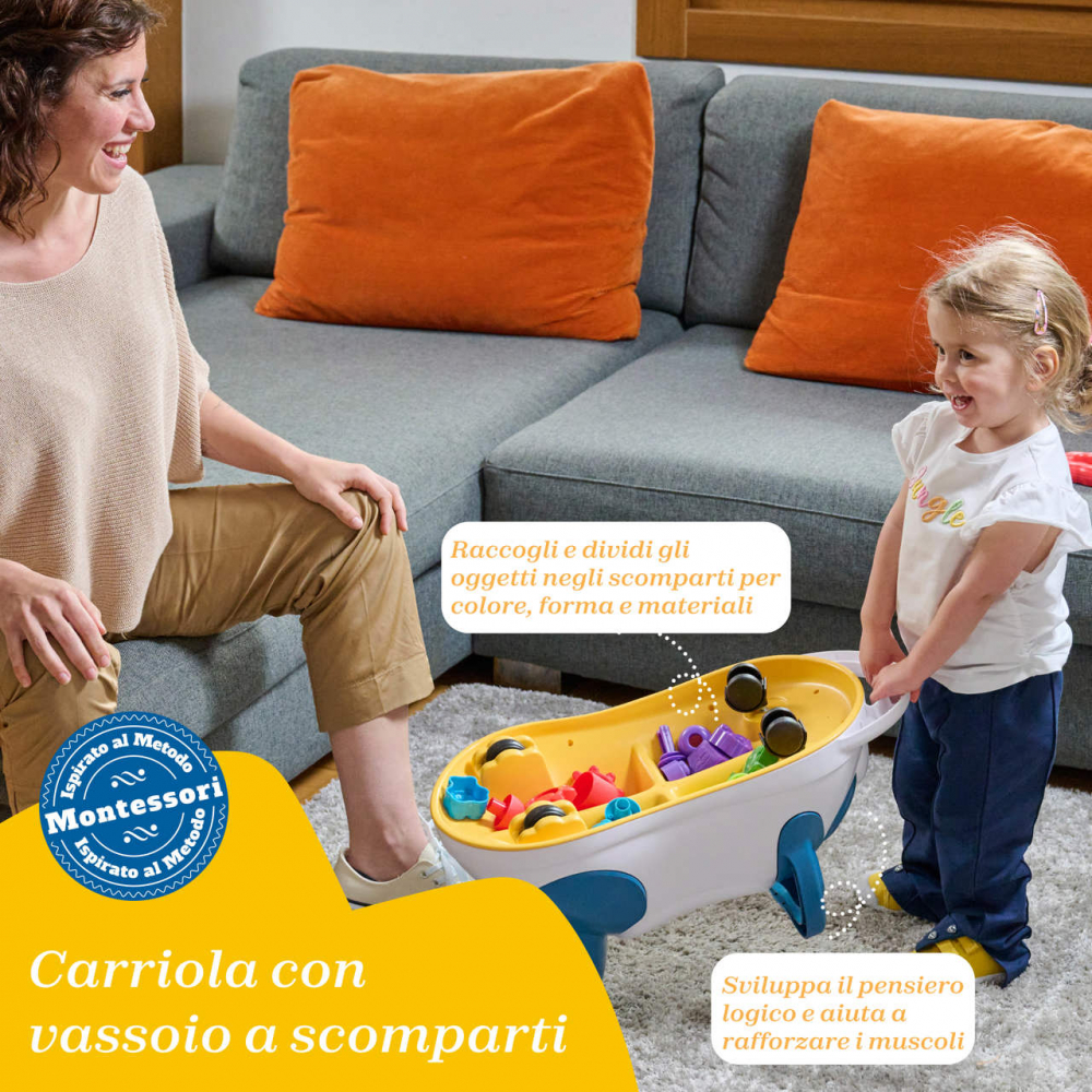 Chicco Panda Montessori Ride-on 3 în 1 - imagine 4