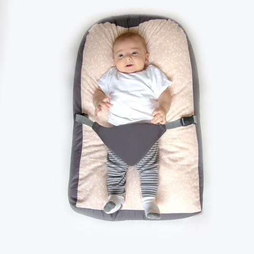 Saltea Anti-Alunecare Babyjem cu Ham, Somon - imagine 2