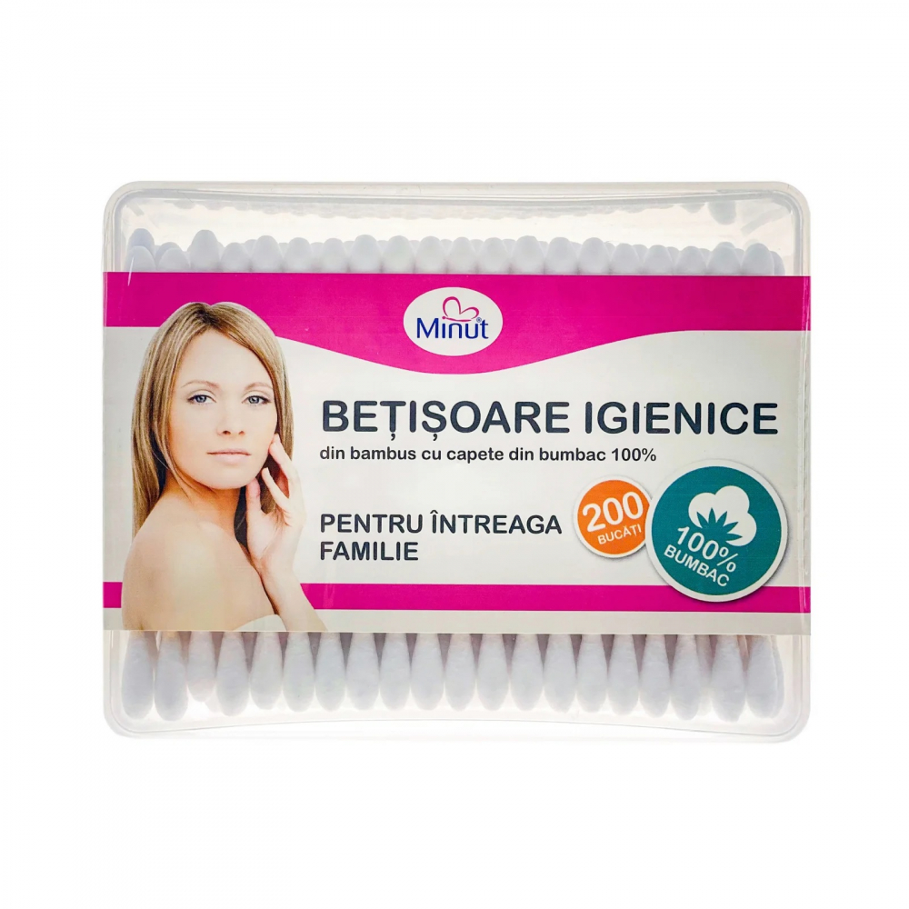 Minut Betisoare igienice baby 200 buc - imagine 3