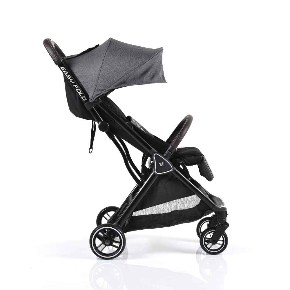 Carucior Cangaroo Easy Fold Gri, Aluminiu, Pana la 22kg - imagine 11
