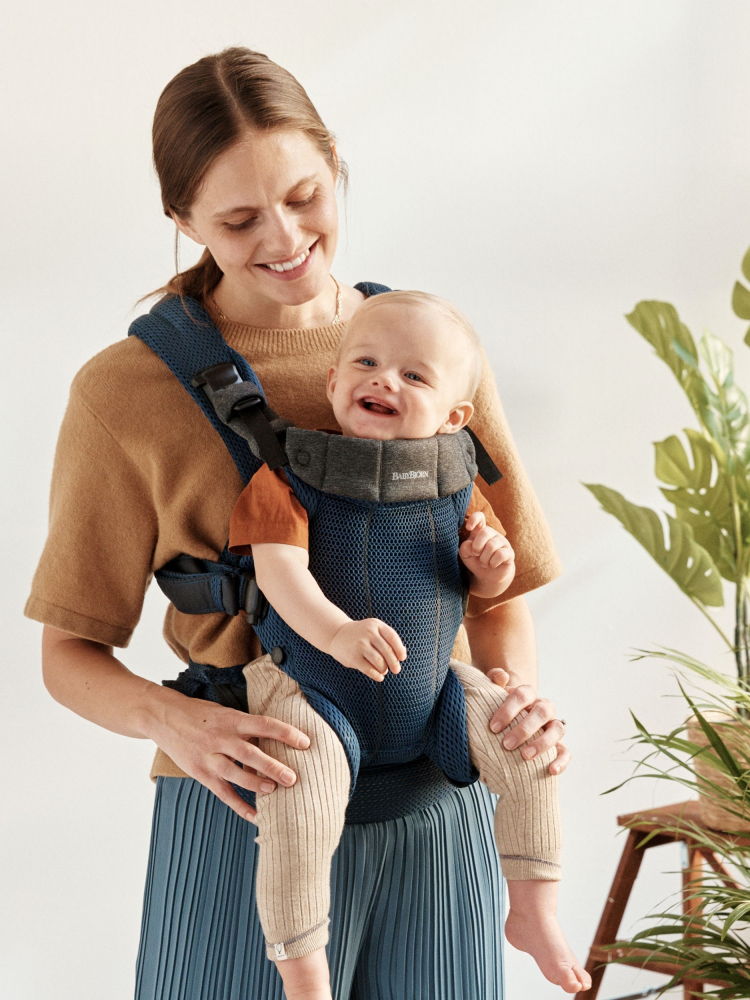 Babybjorn Harmony 3D Mesh Navy Blue - imagine 5