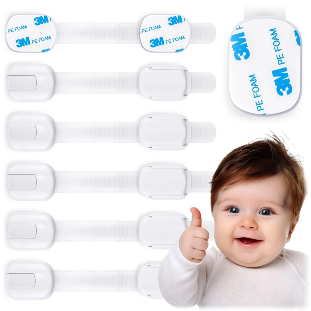 Set 6 Siguranțe Copii Ricokids cu Adeziv 3M