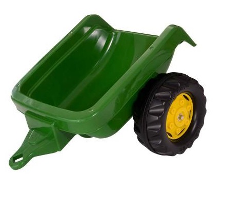 Tractor Rolly Kid John Deere cu remorcă