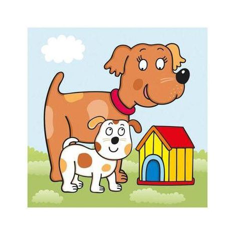 Baby Puzzle Animalute Jucause Dinotoys 2-4 Ani - imagine 2