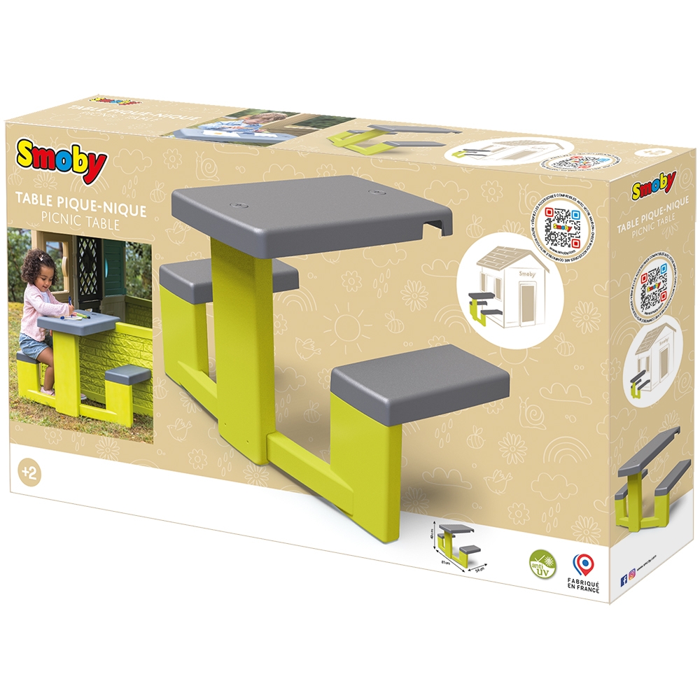 Masa Picnic Smoby cu 2 Banchete - imagine 7