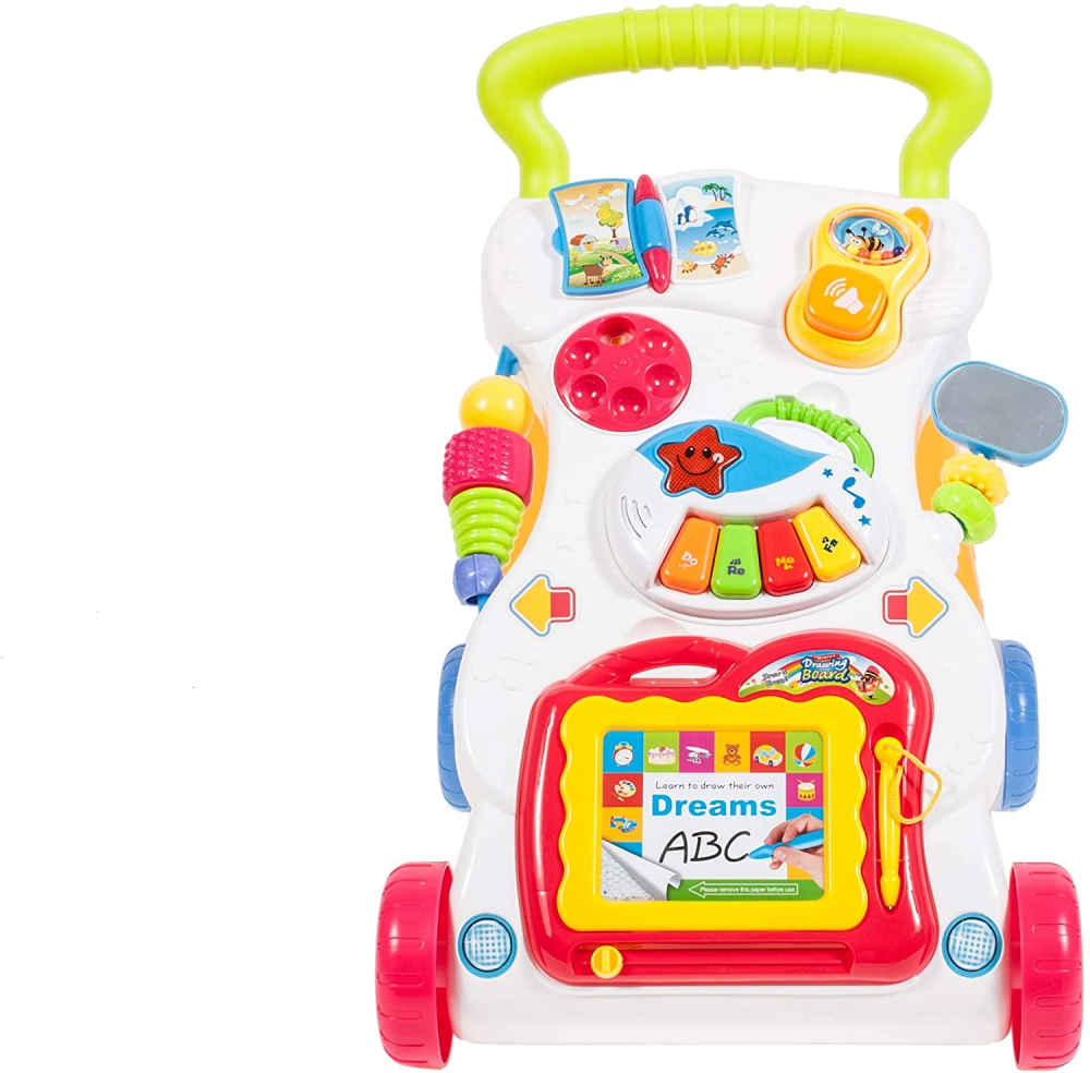 Antepremergator MalPlay Educativ cu Pian si Tabla - imagine 12
