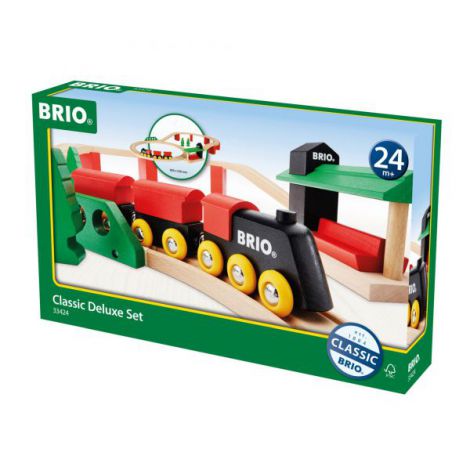 Set Clasic Deluxe 33424 Brio - Trenulete Lemn