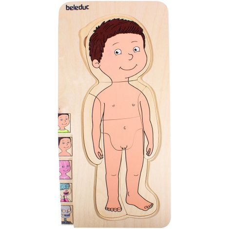 Puzzle Educativ Stratificat Corpul Uman Beleduc - imagine 4