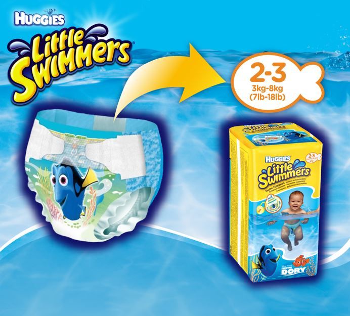 Huggies Little Swimmers | Scutece înot 3-8kg - imagine 5