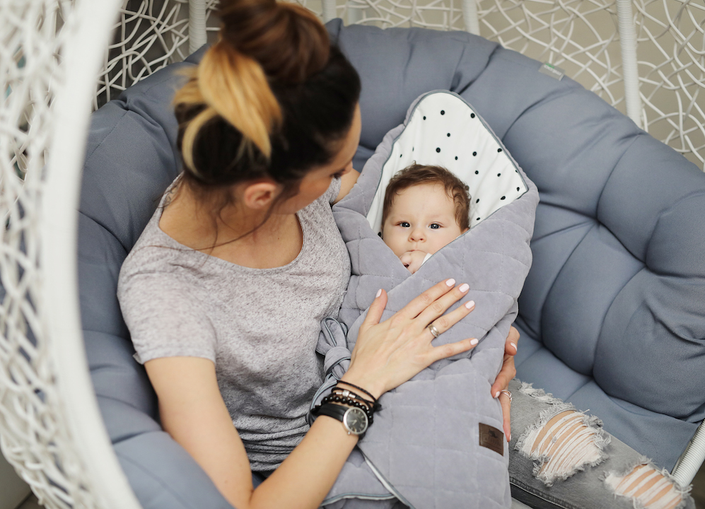 Wrap Babyhorn Gri Nor Pufos | Nou-Născuți - imagine 7