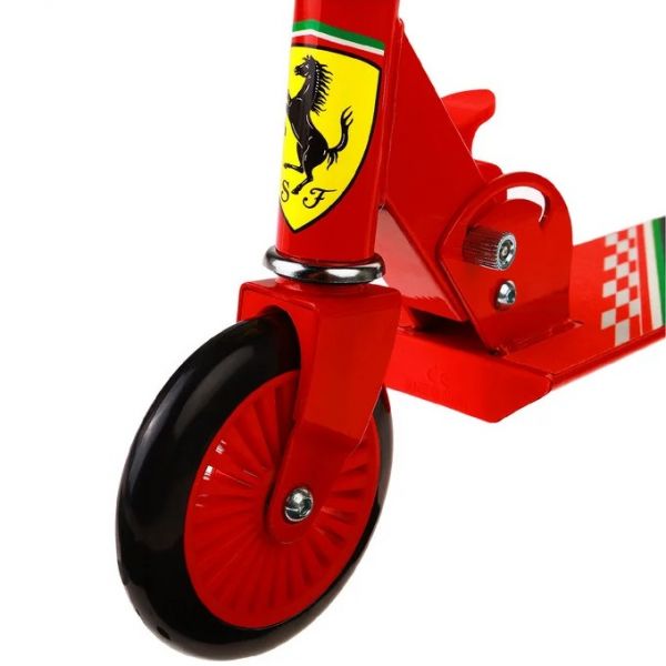 Trotineta Pliabila Ferrari Red, Ghidon Reglabil - imagine 4