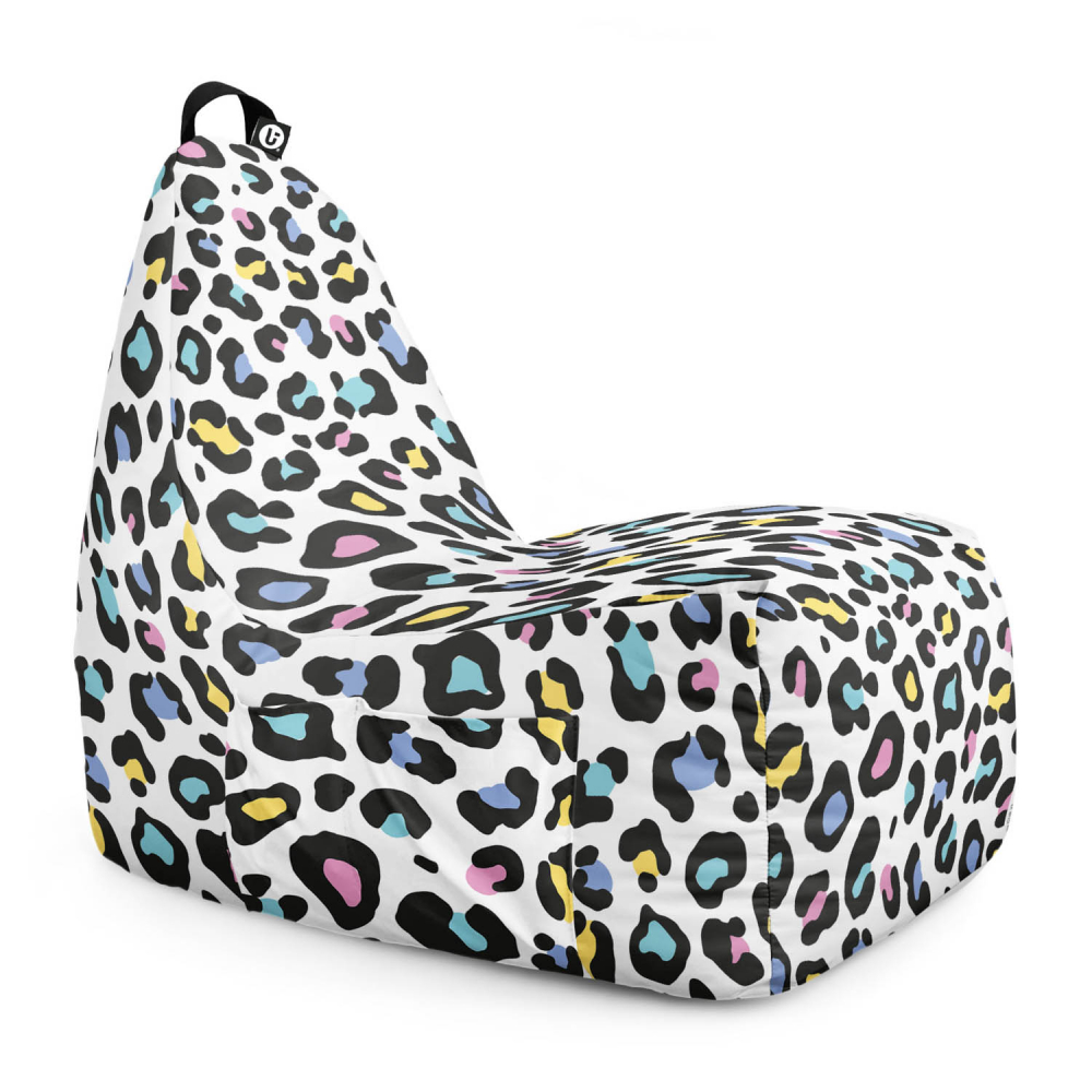 Fotoliu Puf XL Updeco Leopard Pastel - imagine 6