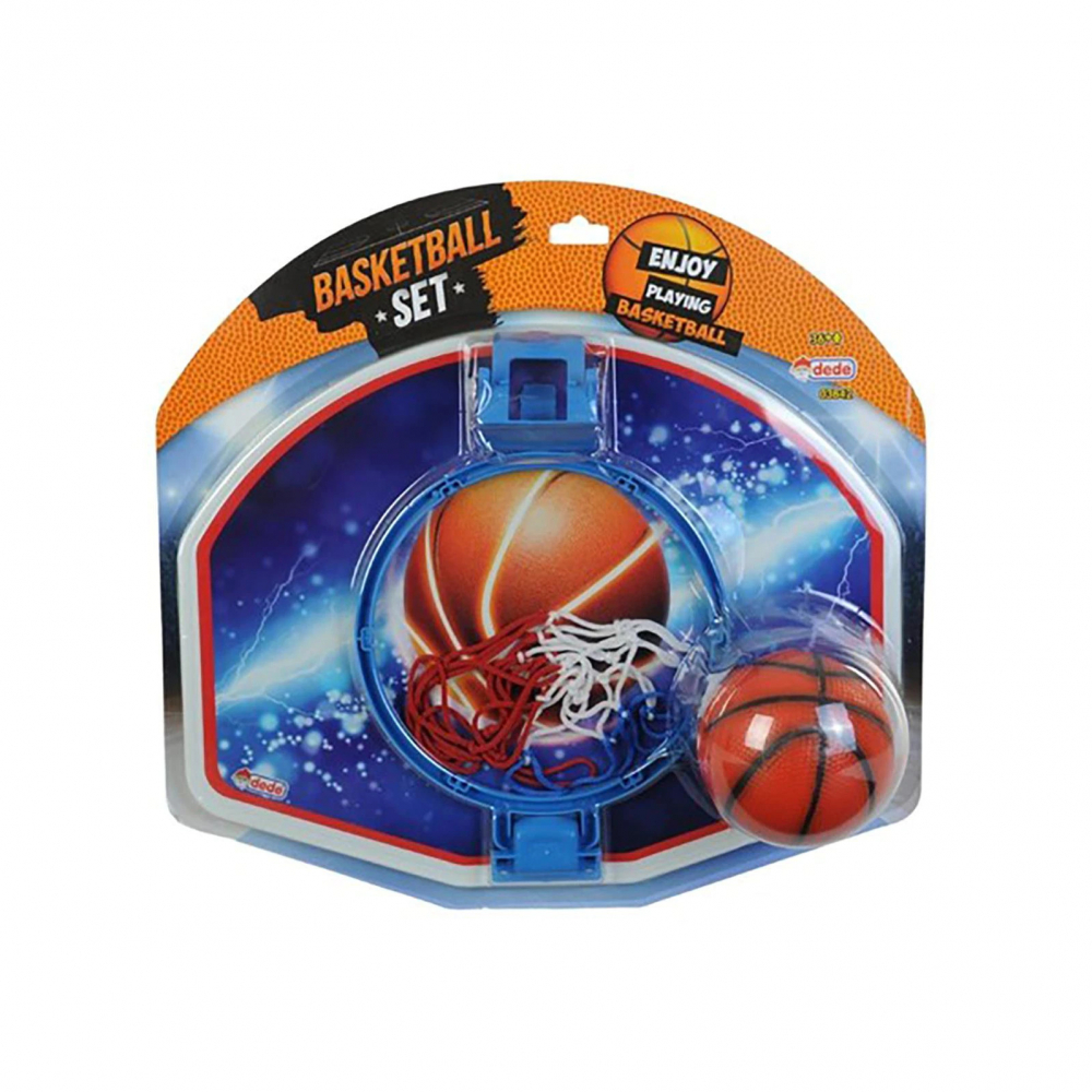 Set Cos Baschet Dede Portabil pentru Copii
